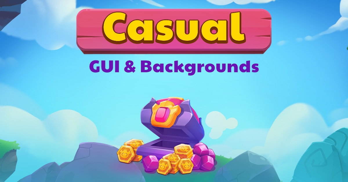 Casual Shooter Pack: GUI&Backgrounds | 2D | Unity Asset Store