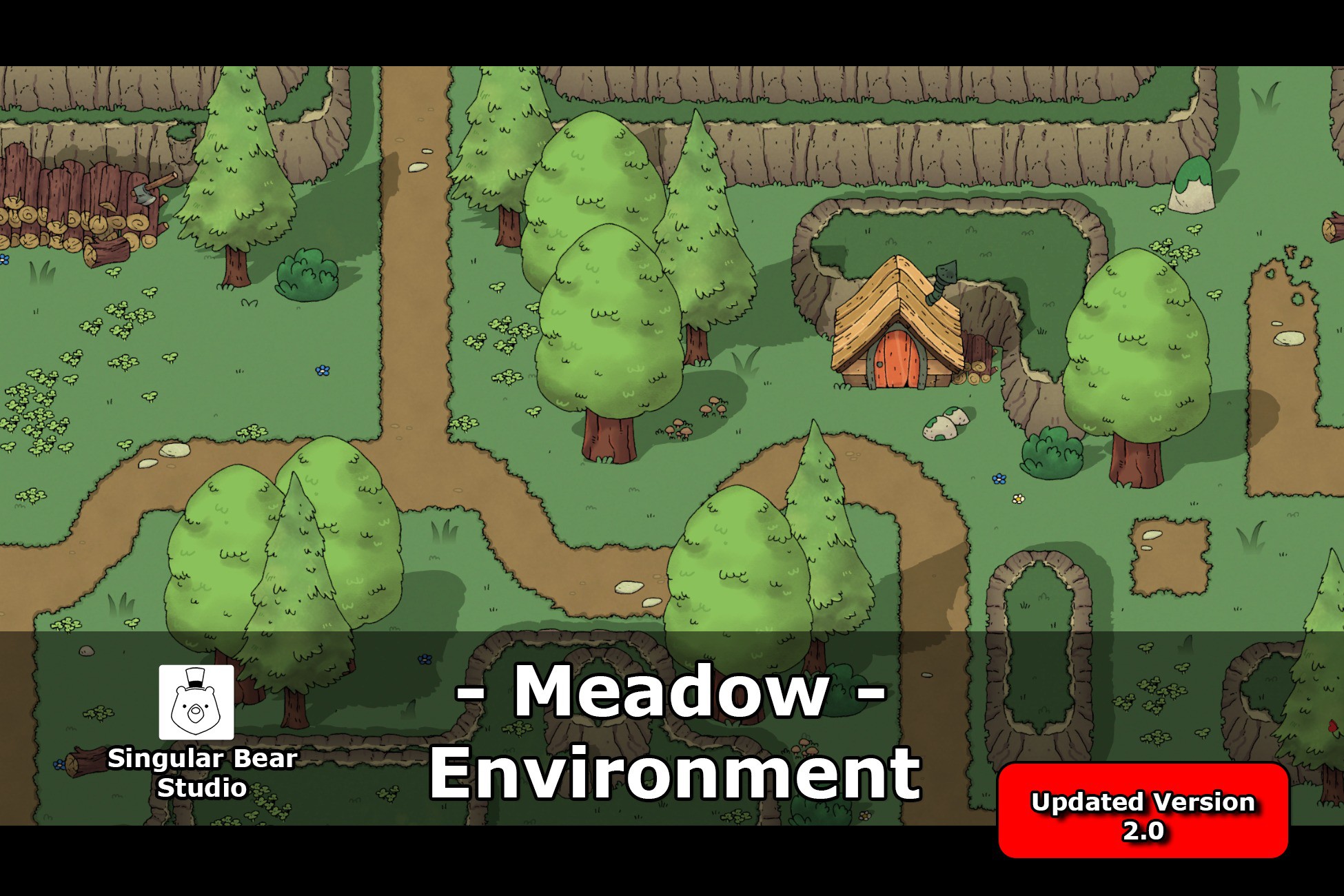 Simple 2d Environment 2D Environment - Meadow | 2D Environments | Unity Asset Store