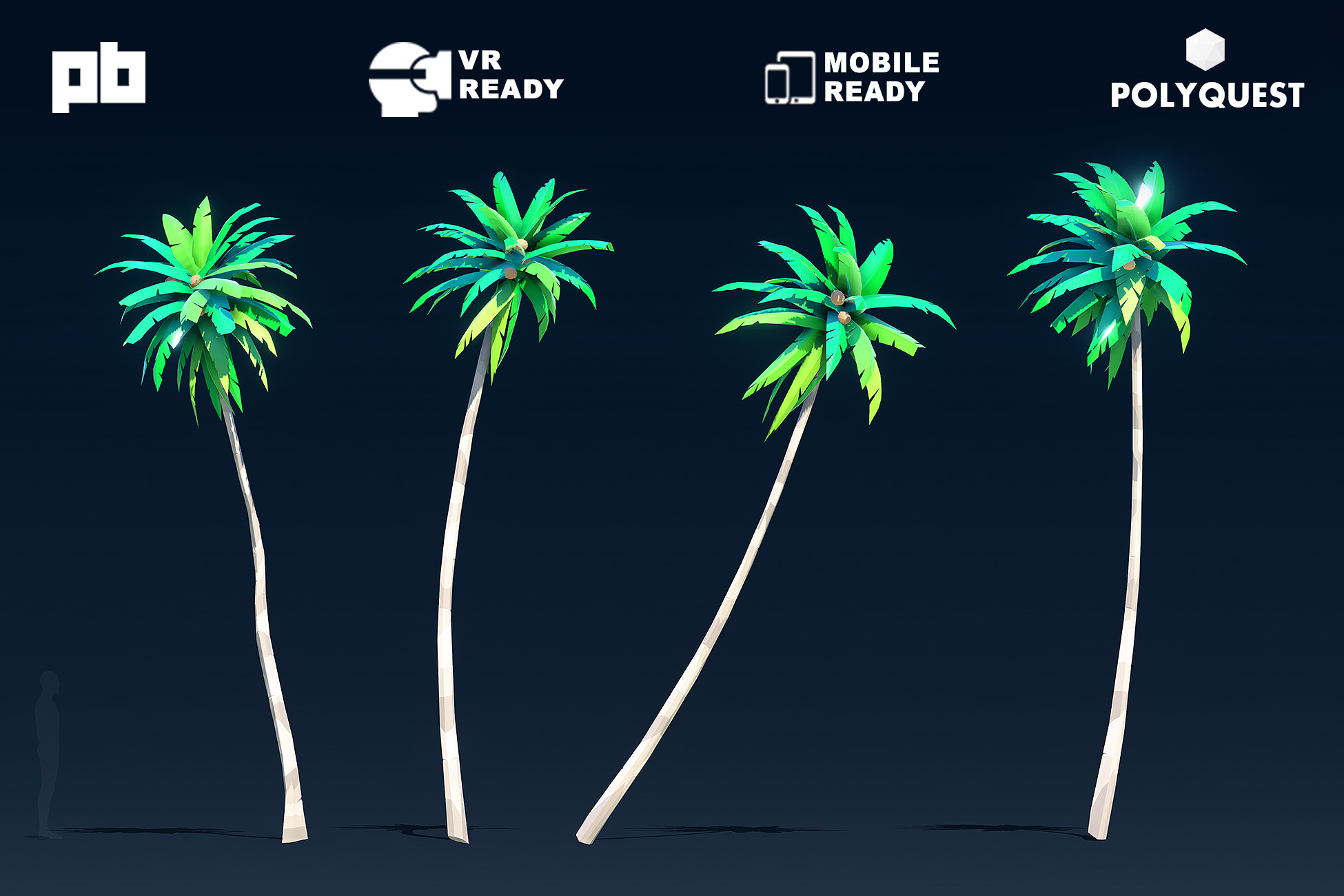 Stylized Palm Trees | 3D Trees | Unity Asset Store
