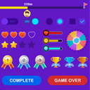 Fantasy Purple GUI Pack-Horizontal Mobile