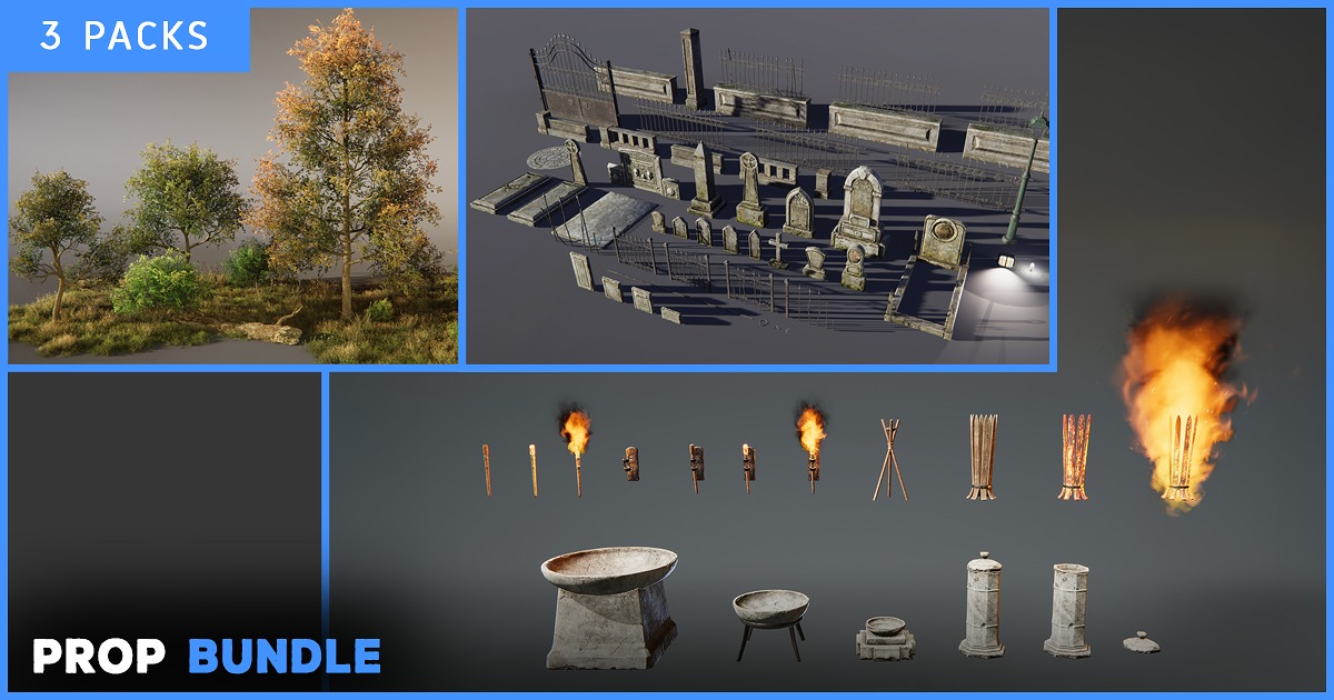 Unity Assets Proview Prop Bundle | 3D Props | Unity Asset Store