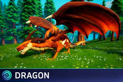 Stylized Dragon - Fantasy RPG Creature