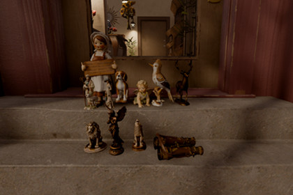 Antique Porcelain and Brass Figurines