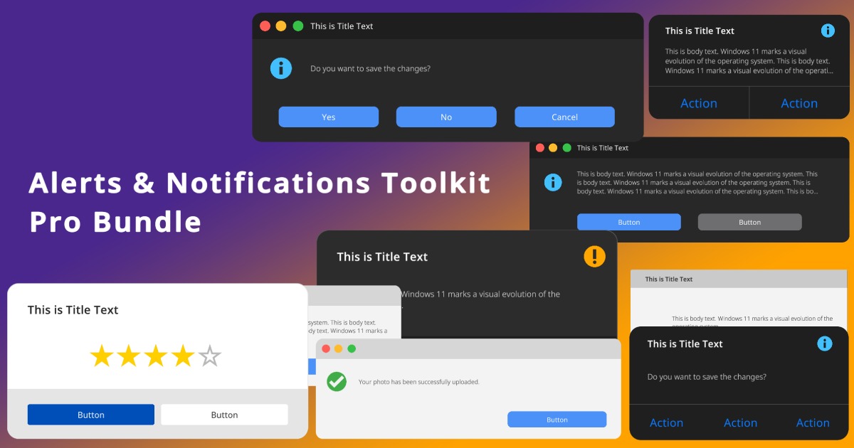 Pro Script Notification Alerts & Notifications Toolkit Pro Bundle | Integration | Unity Asset Store