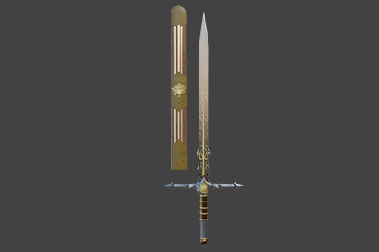 Medieval Sword 06 URP and HDRP Textures