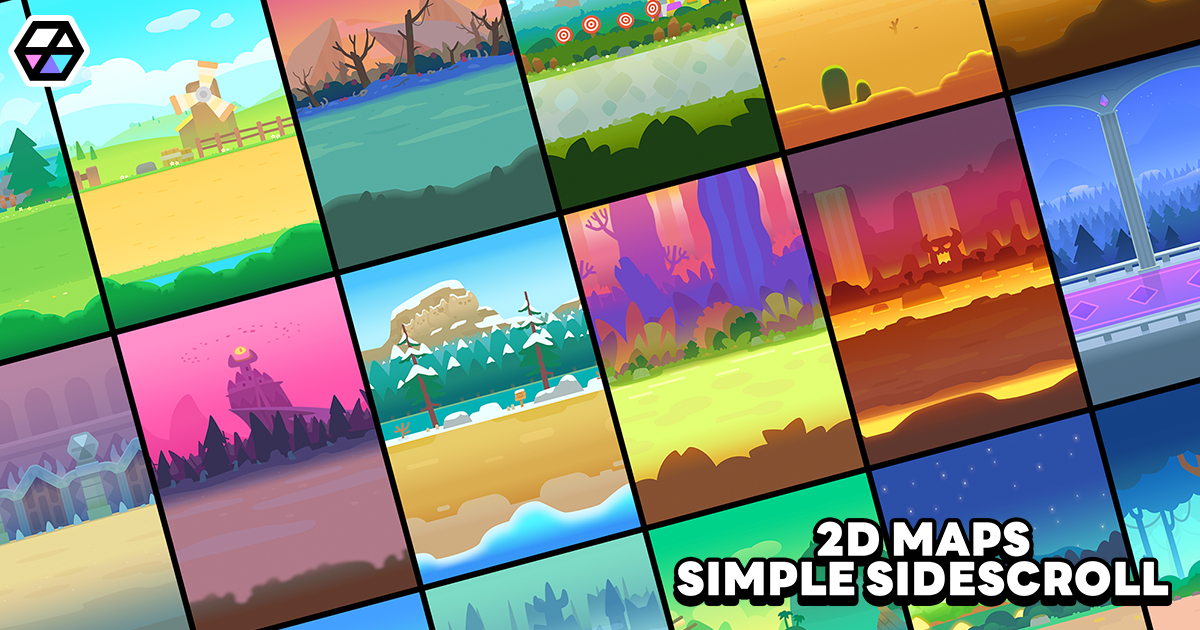 2D Maps - Simple Sidescroll | 2D Environments | Unity Asset Store