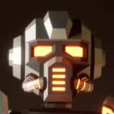 Modular Sci-Fi Robot Low-poly Stylized