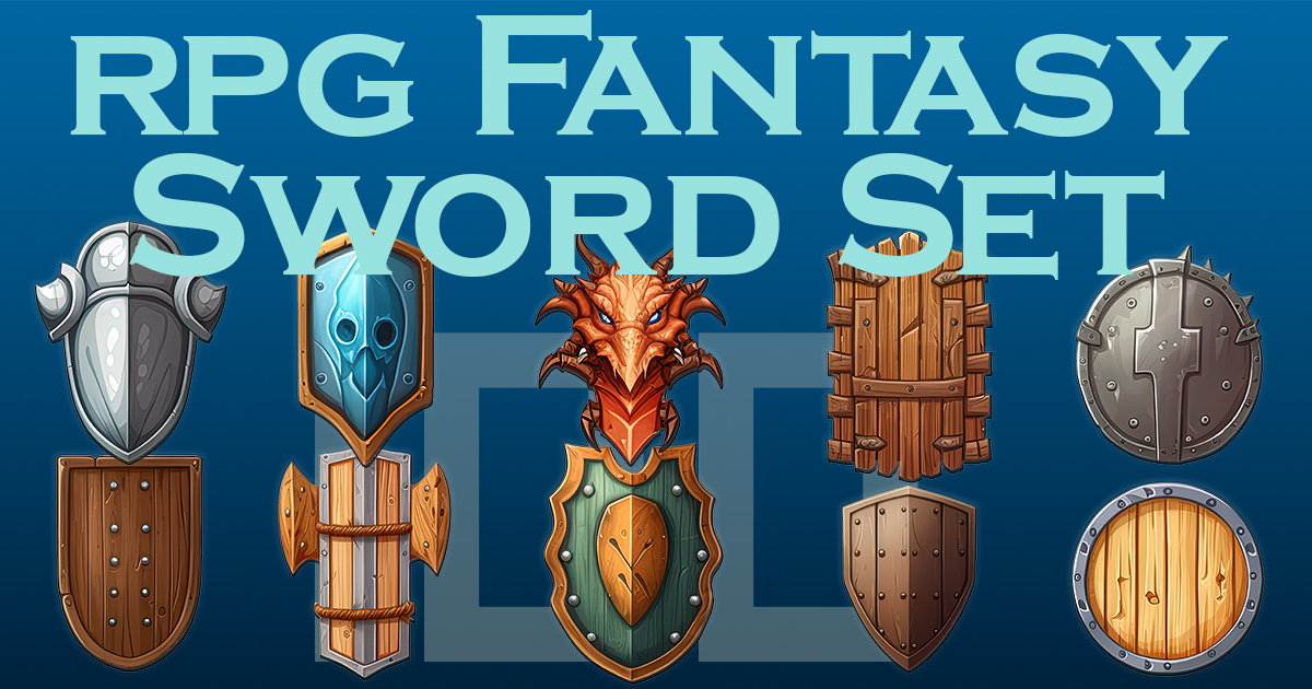 Shield Icon Rpg 2D RPG Fantasy Shield SET (120 Shields) | 2D Icons | Unity Asset Store