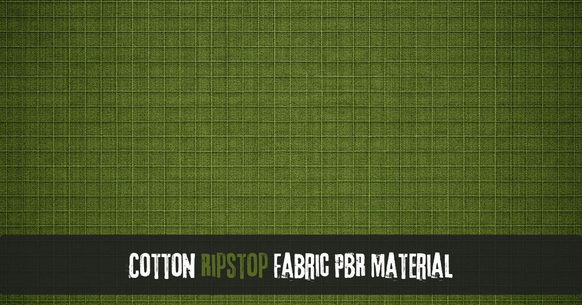Cotton Ripstop Fabric PBR | 2D Fabric | Unity Asset Store