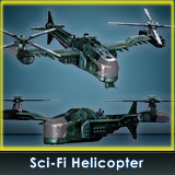 Sci-Fi Transport - Military Helicopter