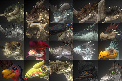 Pack - Elemental Theropod