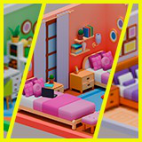 Low Poly Modular Bedroom Pack (770+ Props)