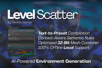 AI LEVEL SCATTER - The Ultimate AI-Powered Level Design Suite for Unity