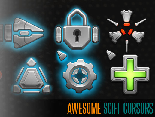 Awesome SciFi Cursors | 2D Icons | Unity Asset Store