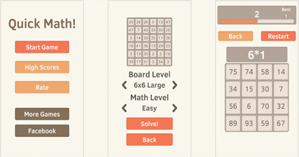 Quick Math - Template | Packs | Unity Asset Store