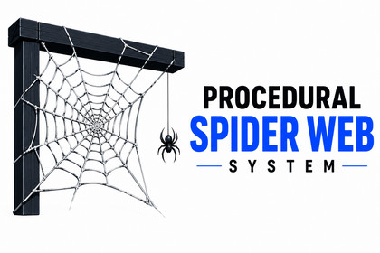 Procedural Spider Web System