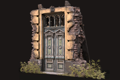 Old Portal Door
