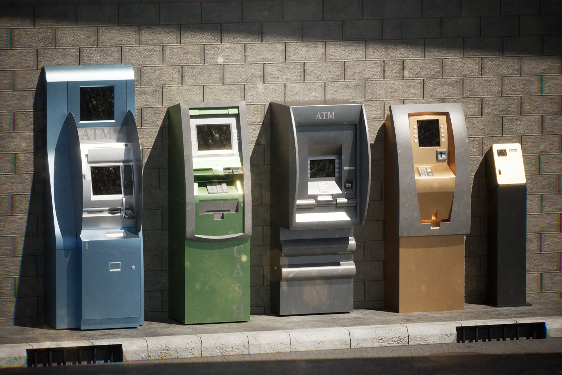 ATM Machines 40+ assets | 3D Props | Unity Asset Store
