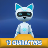 Sci-Fi 13 Stylized Characters v2.0