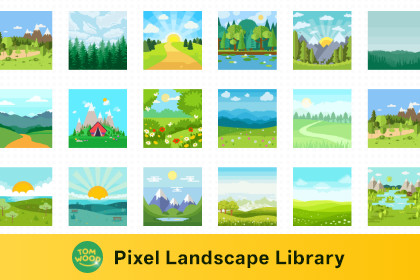 Pixel Landscape Library