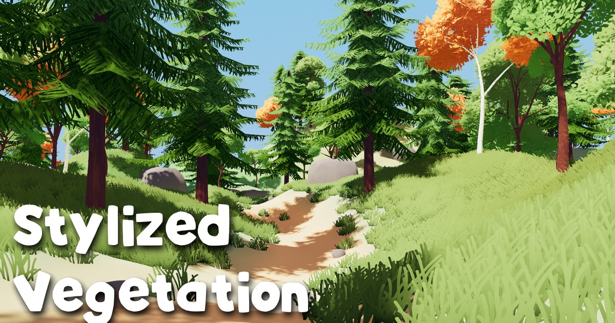Stylized Vegetation Pack | 3D Environments | Unity Asset Store
