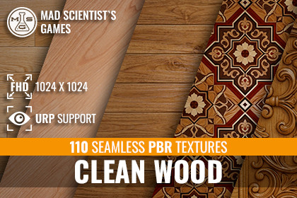 PBR Textures - Clean Wood