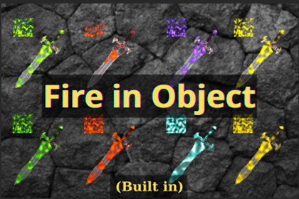 Fire Effect In Object