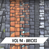 Stylized Textures - Vol 94 - Bricks