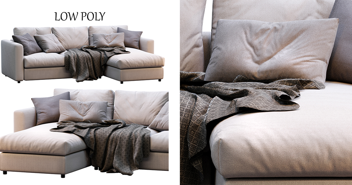 Unity Rendering Sofa Sofa_11 | 3D Furniture | Unity Asset Store