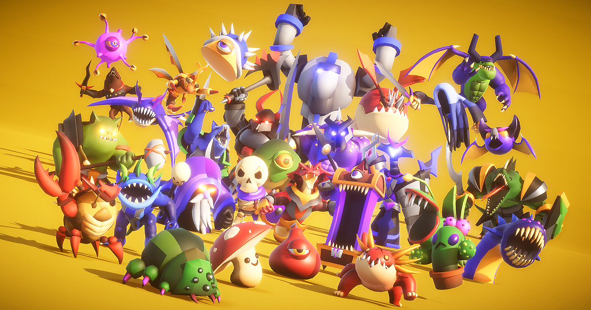 RPG Monster BUNDLE PBR | 3D Creatures | Unity Asset Store