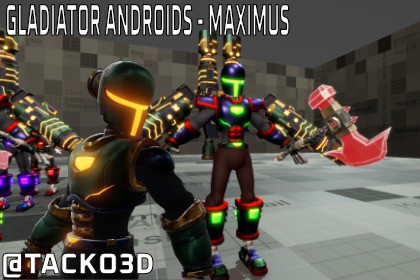 Customizable Android Soldier - Maximus - Gladiator Androids Pack