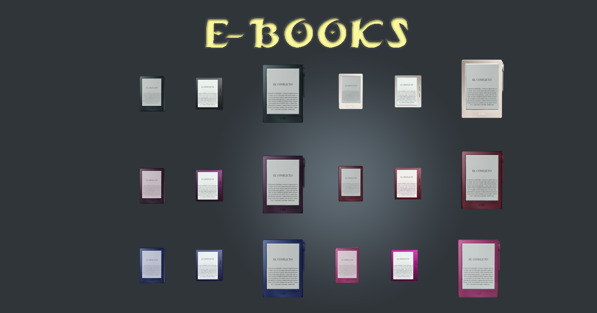 E-Books Pack | 3D Electronics | Unity Asset Store