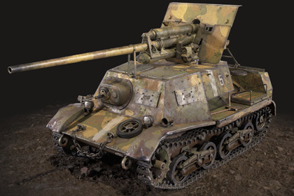 ZIS 30 Military Self Propelled Artillery Unit