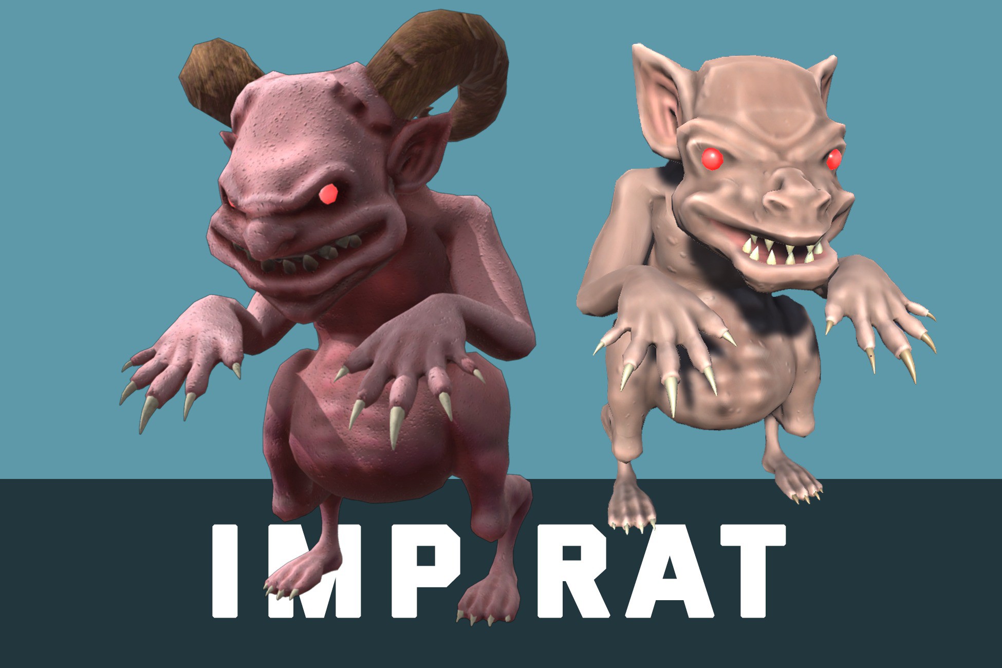 Imp Rat | 3D Creatures | Unity Asset Store