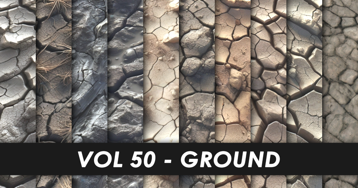 Realistic Textures - Vol 50 - Ground | 2D Textures & Materials | Unity ...
