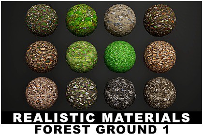 Realistic Materials - Forest Ground 1