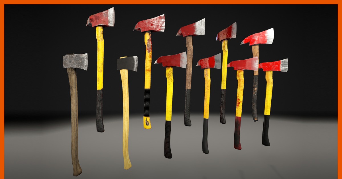 Axe Pack | 3D Tools | Unity Asset Store