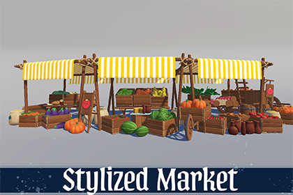 Stylized Ultimate Market Props Pack