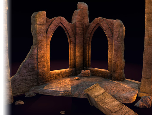 Modelar Ruinas Unity Ruins | 3D Fantasy | Unity Asset Store