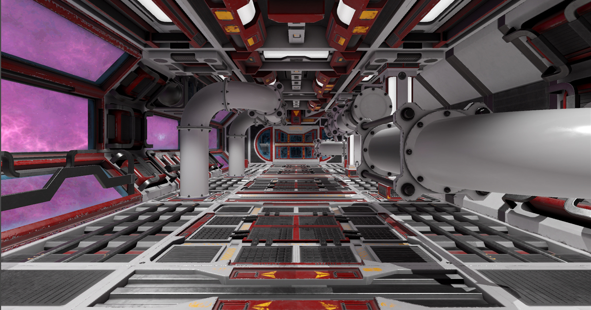 Modular sci-fi Environment E | 3D Sci-Fi | Unity Asset Store