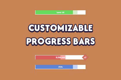 Customizable Progress Bars