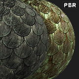 PBR Stylized Roofing Tile textures
