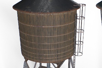 Rooftop water towers