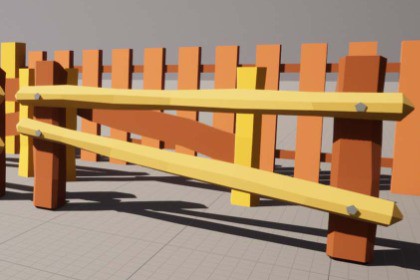 Lowpoly Fence