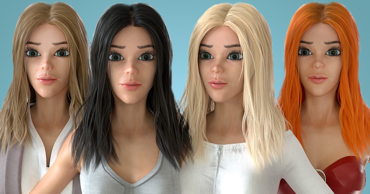 Humanoi Rig Cartoon Woman - Humanoid Rig | 3D Characters | Unity Asset Store