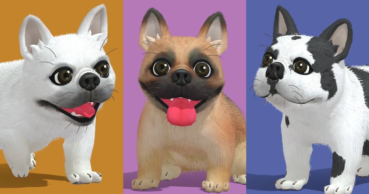 Cute Dog - French Bulldog | 캐릭터 | Unity Asset Store