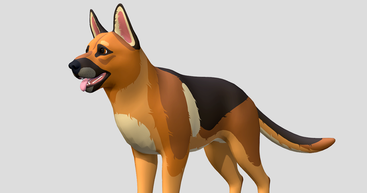 Cartoon Dog - Shepherd | Characters | Unity Asset Store