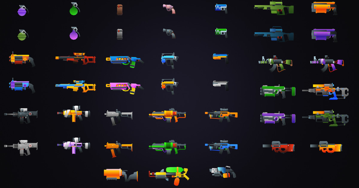 Low Poly Weapons Pack - 3D Game Kit | 3D Weapons | Unity Asset Store