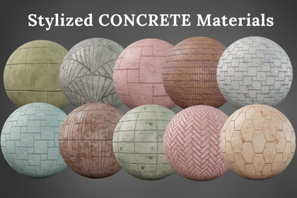 Stylized Concrete Materials