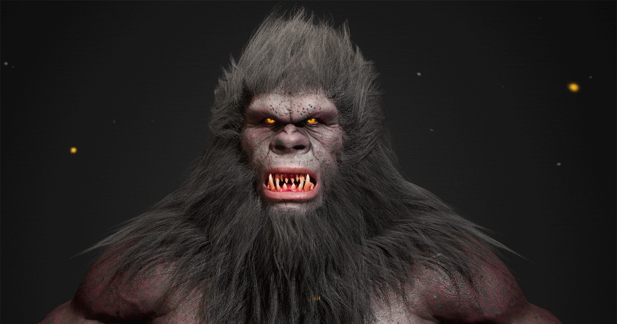 Big Monkey Monster (Yeti) | 3D Humanoids | Unity Asset Store